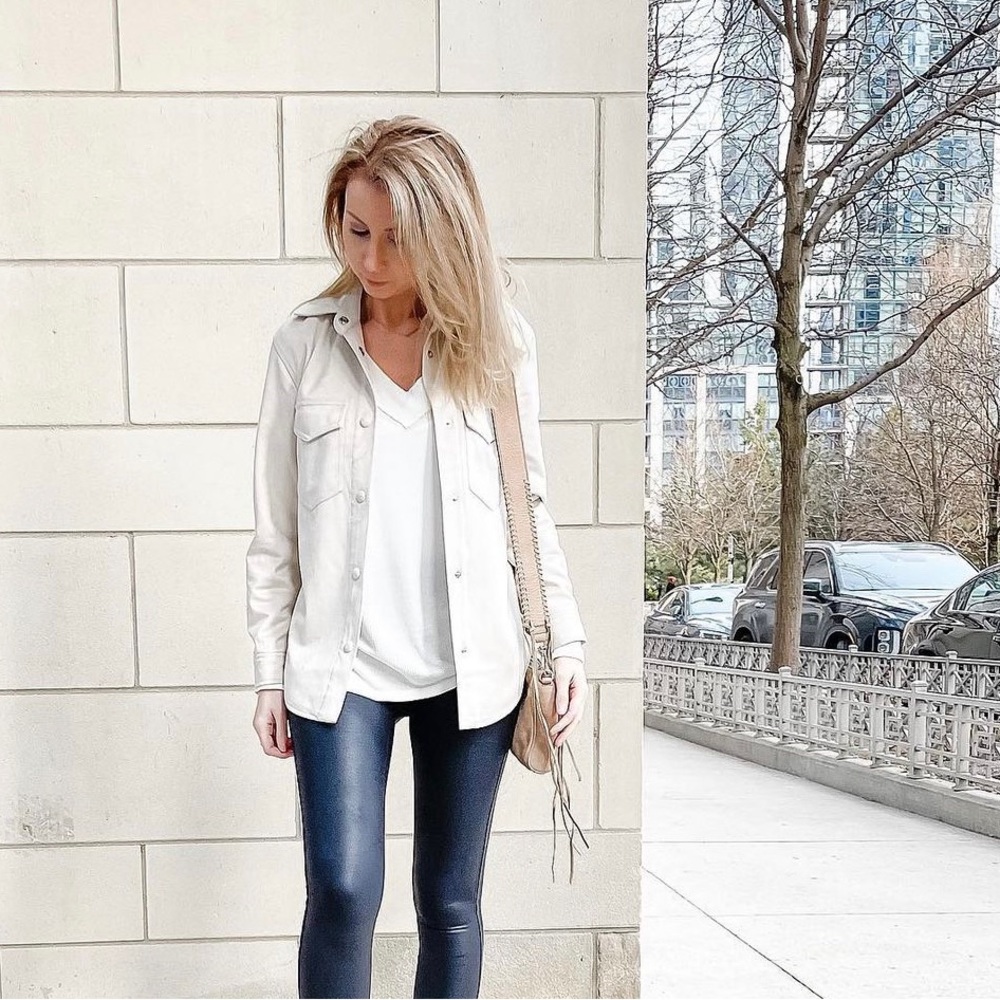 Abercrombie Faux Suede Shacket XXS